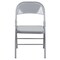 Emma and Oliver 2 Pack Home & Office Portable Party Events Steel Metal Folding Chair